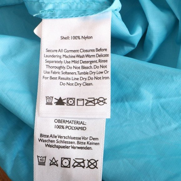 Eddie Bauer Sleeveless Blue Zip Up Wind Breaker Jacket Coat Women's M - Picture 7 of 7